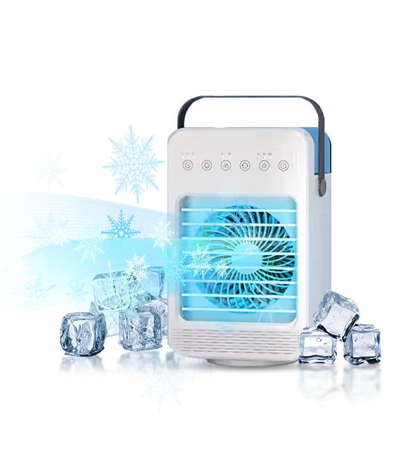CoolJet portable air cooler — cools and heats